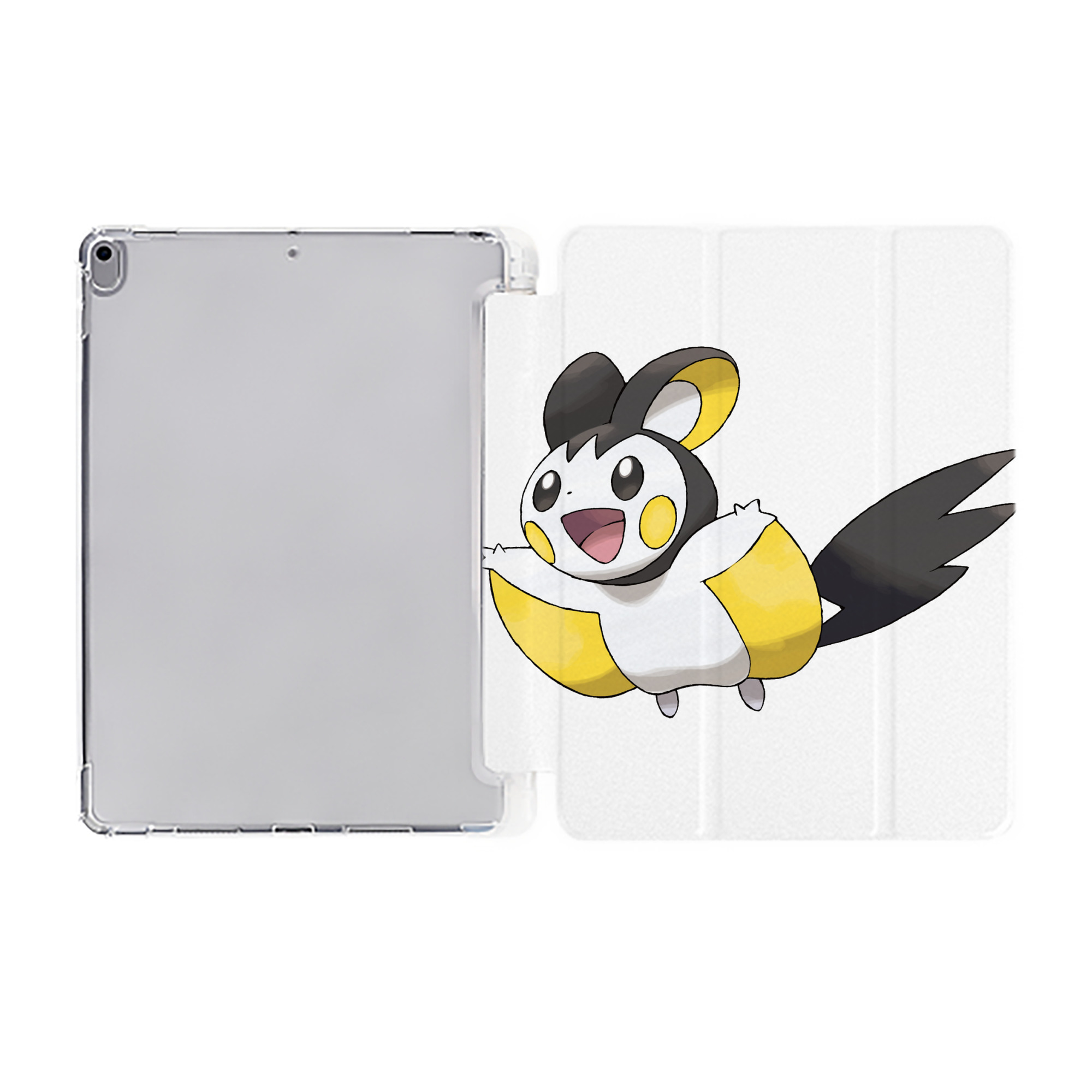 （画像用） ポケットモンスター Pokémon IPad ケース ペン収納付き 三つ折りスタンド PUレザー×シリコン 対応機種9.5/10.5/10.9インチ